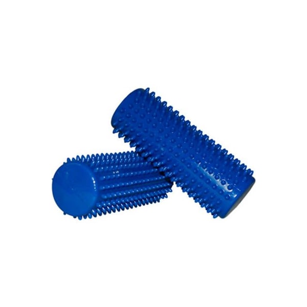 CanDo Massage Roll, 6.5 x 16 cm (2.6" x 6.3"), Blue, 1 Pair